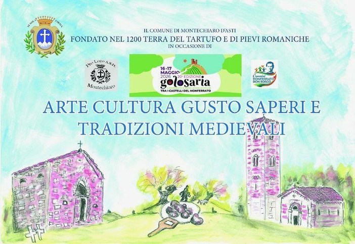 Golosaria Monferrato anima Montechiaro d'Asti: un fine settimana tra eccellenze gastronomiche, arte e storia