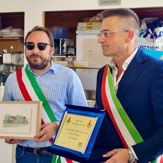 Un momento della cerimonia