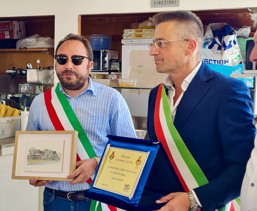 Un momento della cerimonia Un momento della cerimonia