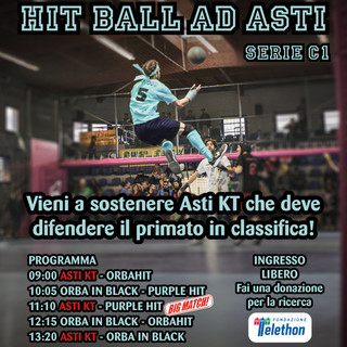 L'hit ball torna protagonista ad Asti tra sfide al vertice e solidarietà