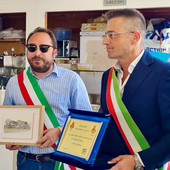 Un momento della cerimonia Un momento della cerimonia