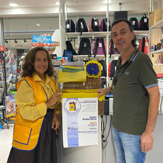 Solidarietà Lions: doppio impegno solidale per scuola e cibo ad Asti