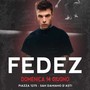 La locandina che promuove il concerto di Fedez