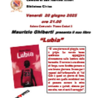 Presentazione del romanzo &quot;Lubia&quot; a San Martino Alfieri: una denuncia contro le mine anti-uomo