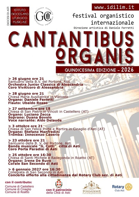 “Cantantibus Organis”, la rassegna riparte da Castellero