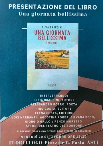 Licia Braccini presenta il suo libro &quot;Una giornata bellissima&quot; al FuoriLuogo di Asti