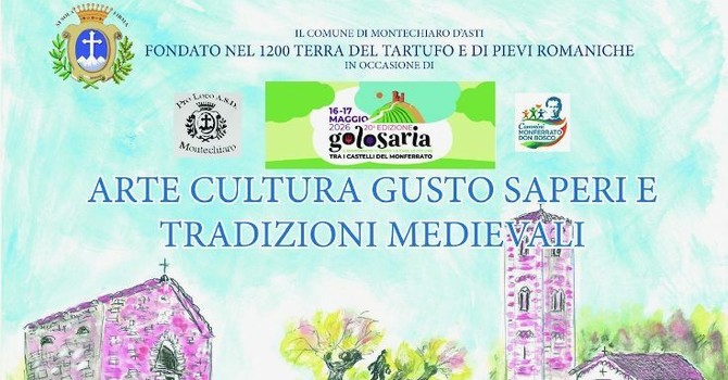 Golosaria Monferrato anima Montechiaro d'Asti: un fine settimana tra eccellenze gastronomiche, arte e storia