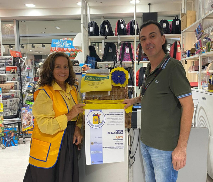Solidarietà Lions: doppio impegno solidale per scuola e cibo ad Asti