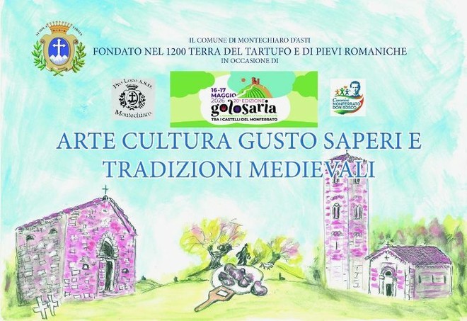 Golosaria Monferrato anima Montechiaro d'Asti: un fine settimana tra eccellenze gastronomiche, arte e storia
