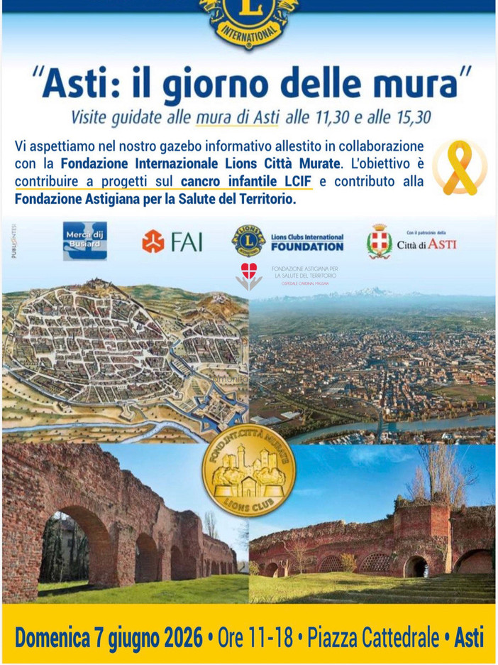 La locandina con l'appuntamento di domenica 7 giugno