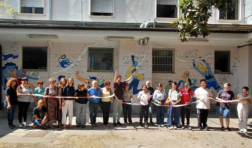 Un murales per l'inclusione, a Nizza Monferrato nasce lo Spazio Magnolia