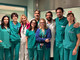 L’equipe della Ginecologia e della Sala Operatoria. Da sinistra Maurizio Di Serio (direttore Struttura complessa di Ostetricia-Ginecologia) Alessandro Bianchi (direttore Struttura complessa di Anestesia-Rianimazione) il ginecologo Andrea Villasco, Roberta Sampietro (coordinatore Day Surgery Sala Operatoria)