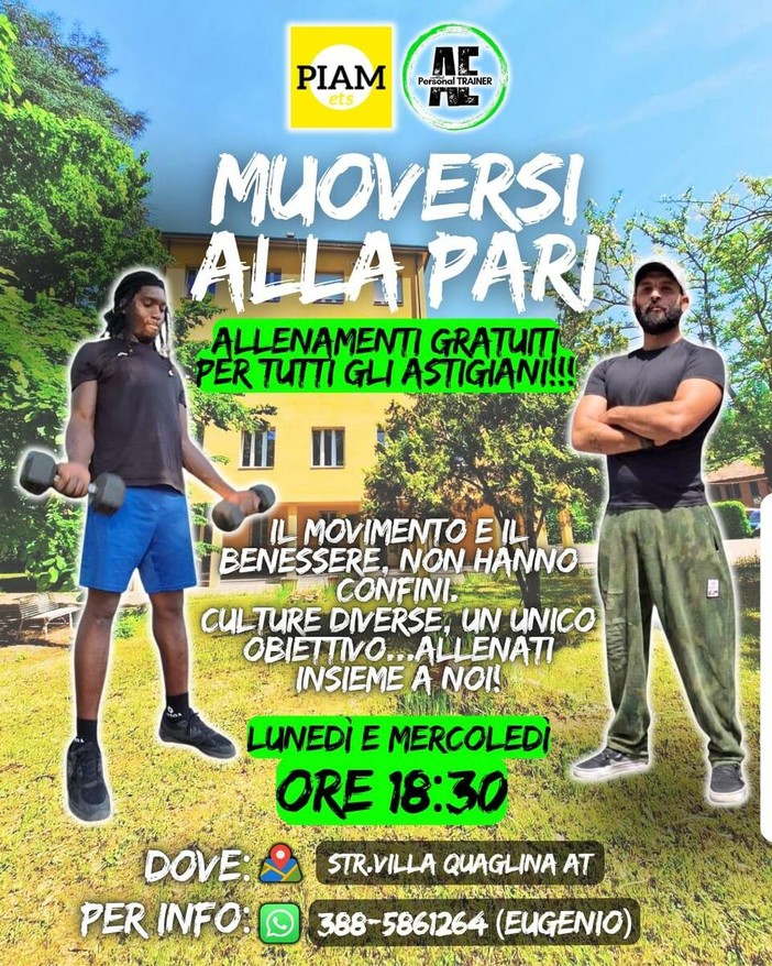 La locandina dell'iniziativa