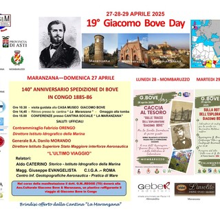 Giacomo Bove Day 2025: tre giorni per celebrare l’esploratore e il territorio