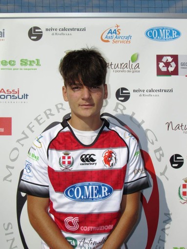 Il Monferrato Rugby manda all'Accademia federale di Milano, il giovane atleta Matteo Gaetano