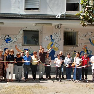 Un murales per l'inclusione, a Nizza Monferrato nasce lo Spazio Magnolia