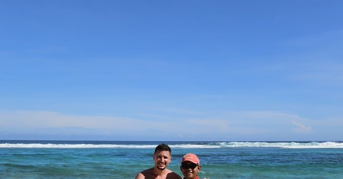 Massasso con il bagnino a Bali