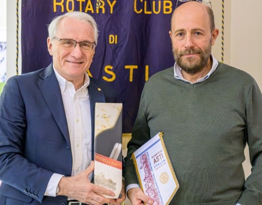 Il presidente Calcagno con il dottor Mellana