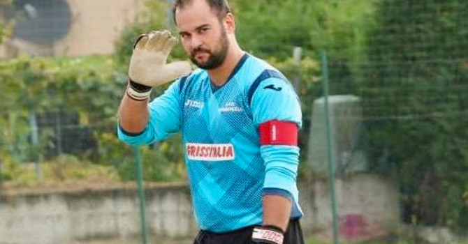 Matteo Marcaccio (foto pubblicata sul profilo Facebook dell'APD Mombercelli Calcio)