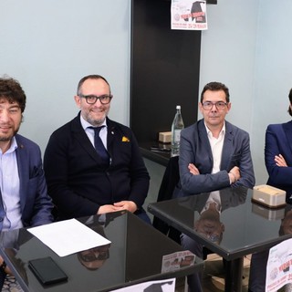 Da sinistra Andrea Visconti, Marcello Coppo, Paolo Contardi, Mario Bovino