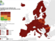 La mappa europea dei contagi