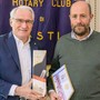 Il presidente Calcagno con il dottor Mellana