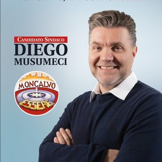Elezioni amministrative: il giornalista e insegnante Diego Musumeci, candidato a sindaco per il Comune di Moncalvo
