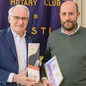Il presidente Calcagno con il dottor Mellana