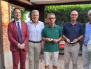 I vincitori del “Memorial Ferrante Marengo” con Costante Marengo, il presidente del