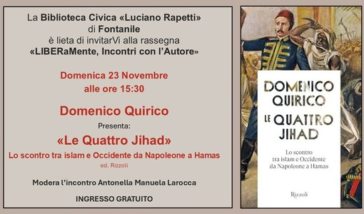 Incontro con Domenico Quirico alla biblioteca di Fontanile Incontro con Domenico Quirico alla biblioteca di Fontanile