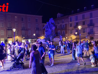 Alcune immagini della Notte Bianca del Palio