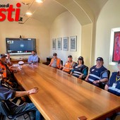 Un'immagine dalla conferenza stampa