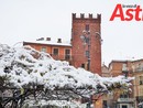 Una delle ultime nevicate ad Asti (Merphefoto)