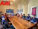 Un'immagine dalla conferenza stampa Un'immagine dalla conferenza stampa