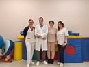 Nell'immagine: Francesca Zappa coordinatore Neuropsichiatria Infantile, il primario Davide Traetta, Elisa Porello ed Elena Tavoni terapiste della neuropsicomotricità che operano rispettivamente alla Casa della Salute di San Damiano e a Villafranca Nell'immagine: Francesca Zappa coordinatore Neuropsichiatria Infantile, il primario Davide Traetta, Elisa Porello ed Elena Tavoni terapiste della neuropsicomotricità che operano rispettivamente alla Casa della Salute di San Damiano e a Villafranca