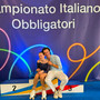 Bianca con il suo allenatore