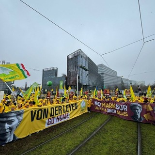 Coldiretti in protesta a Strasburgo
