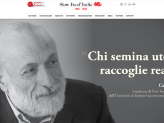 Il ricordo sul portale di Slow Food