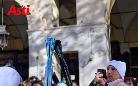 Il passaggio della fiamma nella galleria di Merphefoto