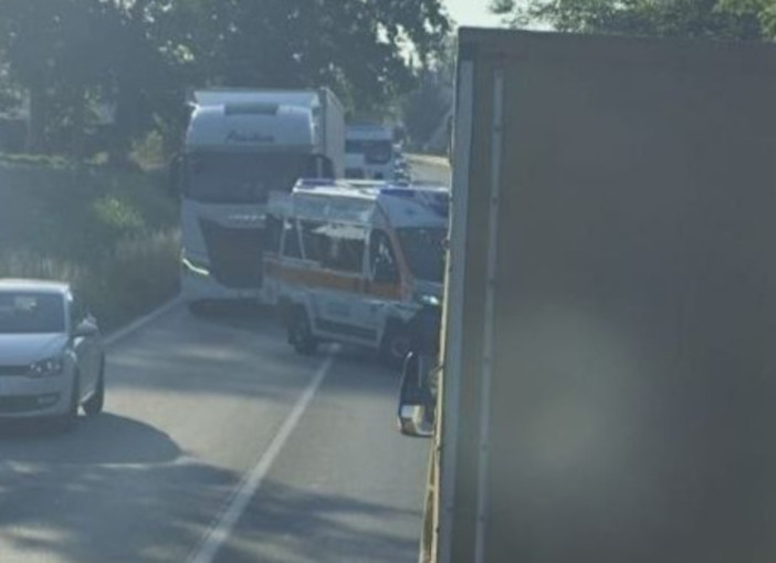 Incidente questa mattina a Palucco, una moto si è scontrata  contro un capriolo