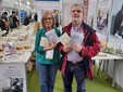 Roberta Ronchetti con l'autore Pier Paolo Calcagno al Salone del Libro di Torino