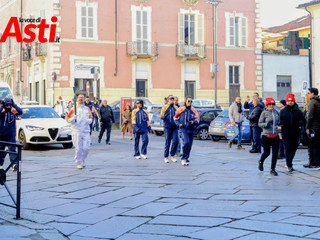 Il passaggio della fiamma nella galleria di Merphefoto