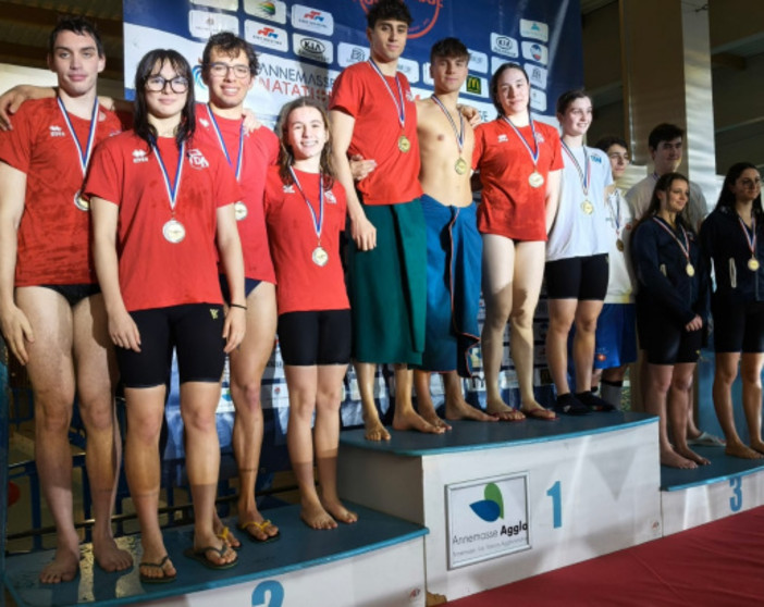 Nuoto, la ValleBelbo Sport trionfa al meeting internazionale di Annemasse Nuoto, la ValleBelbo Sport trionfa al meeting internazionale di Annemasse