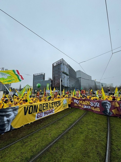 Coldiretti in protesta a Strasburgo