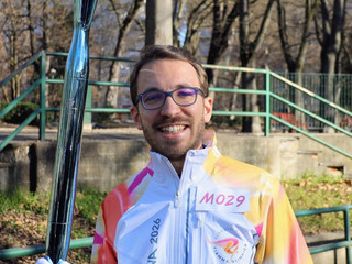 Il passaggio della fiamma nella galleria di Merphefoto