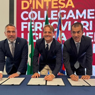 In foto: Franco Lucente, Marco Scajola e Marco Gabusi