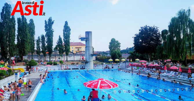 La piscina comunale di Asti
