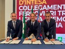 In foto: Franco Lucente, Marco Scajola e Marco Gabusi In foto: Franco Lucente, Marco Scajola e Marco Gabusi
