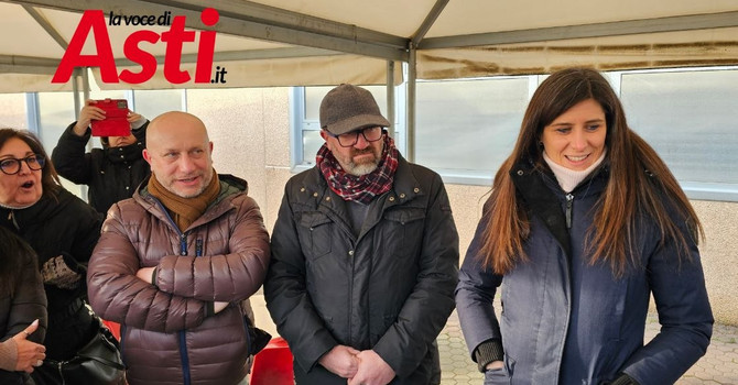 Da sinistra Giorgio Spata, Antonino Iaria e Chiara Appendino