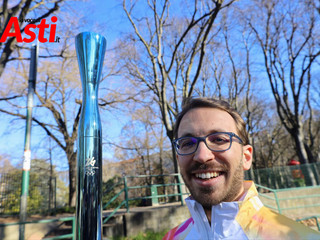 Il passaggio della fiamma nella galleria di Merphefoto